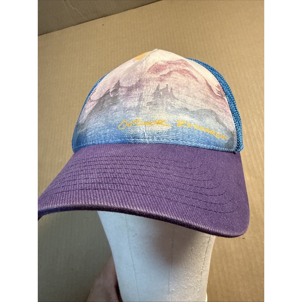 OUTDOOR RESEARCH Hat Cap Snapback Summer Gear/Alpinism/Climbing) Purple Blue